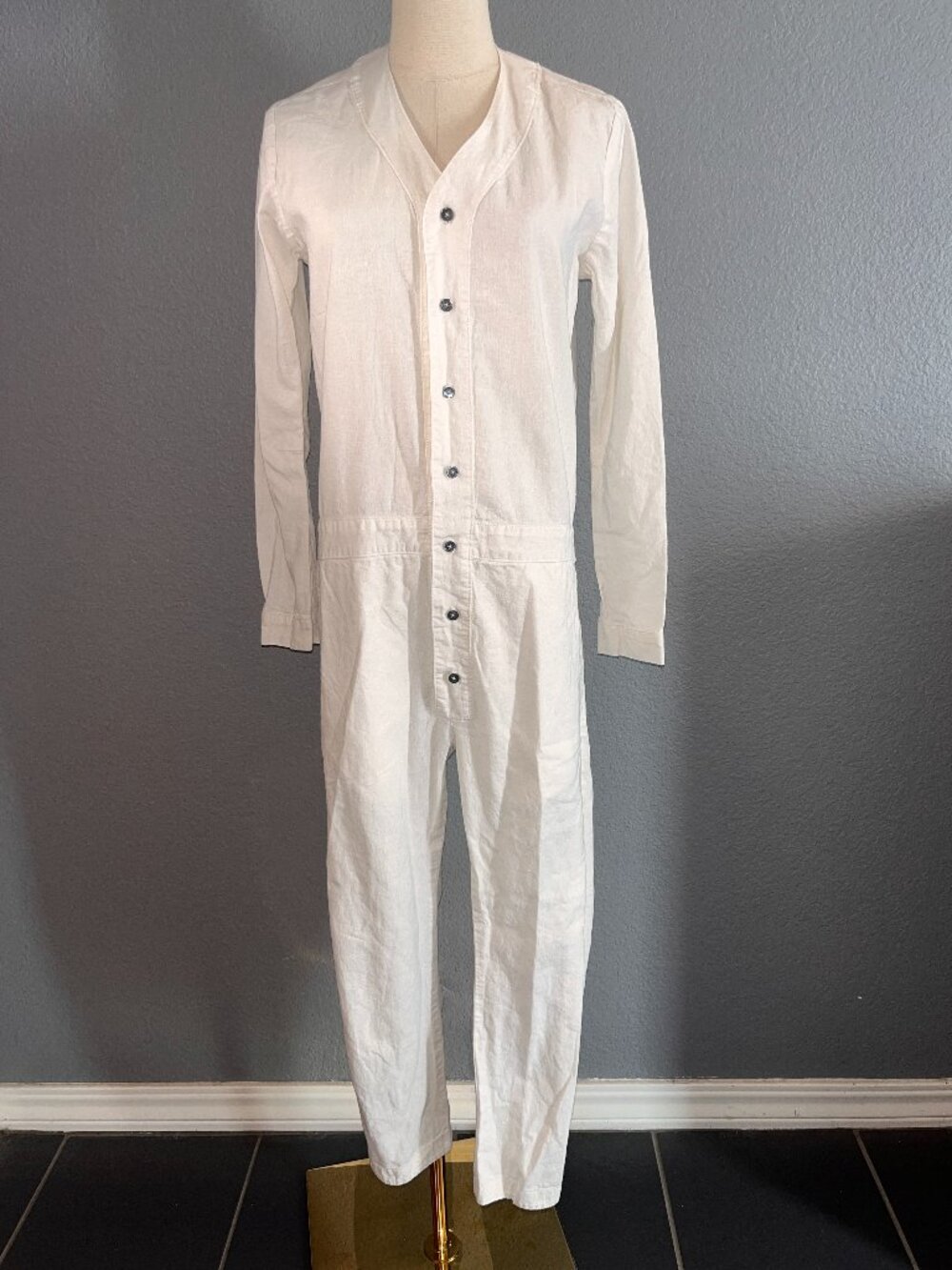 SEEKER - US FOR THE MODERN MONK - HEMP & ORGANIC COTTON OVERALLS JUMPSUIT -  XS